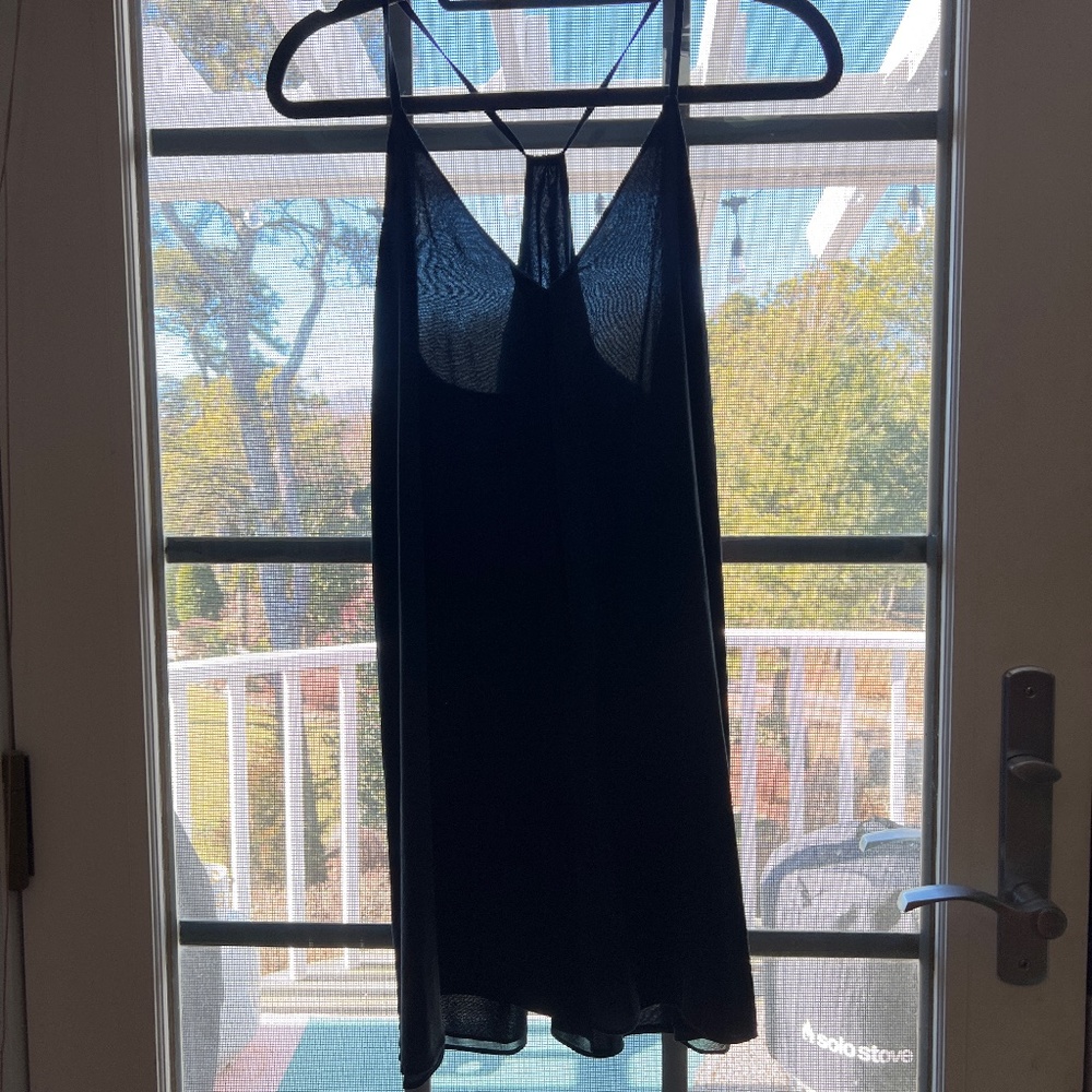 Alice & Olivia Navy Blue Slip Dress